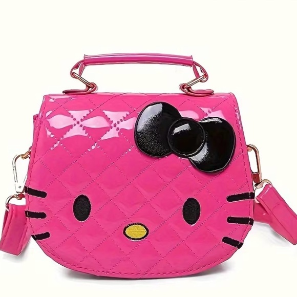 Sanrio Handbags - Sanrio Hello Kitty Dark Pink Crossbody Bag